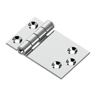 铝型材合页304不锈钢滑入式加厚衣柜门轴加固宽窄边铰链40*66*2.0