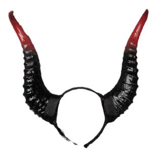 黑暗系沉睡魔咒cosplay发箍万圣节搞死系魔角头饰表演出道具发饰
