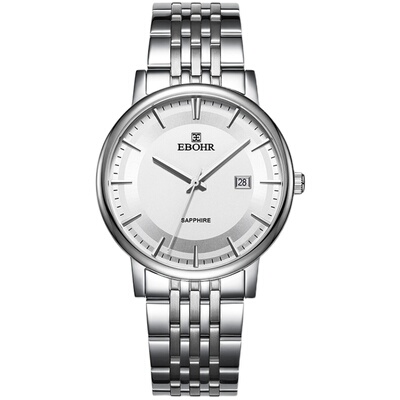 依波表日历防水情侣石英表