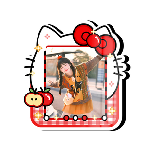 HelloKitty相框摆台定制拍立得画框相册照片摆件高级感相片打印