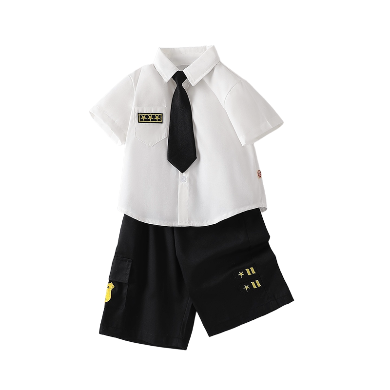DSCG男童夏装套装2026新款男孩