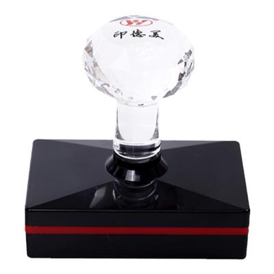 yh印德美水晶光敏印章批发免封边