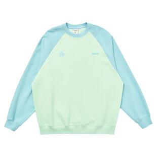 Mentmate 秋冬cityboy运动风街头插肩袖圆领卫衣男 百搭套头上衣