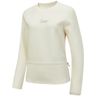 RAPIDO雳霹道秋季女子R系列轻美式复古字母印花拼接圆领卫衣