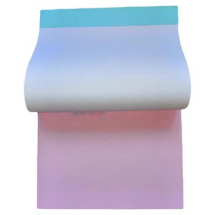 80克 二联空白无碳复写纸a4A5两联 针式打印纸上白下粉复写本加厚