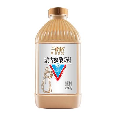 兰格格草原酸奶熟酸奶1kg*4桶