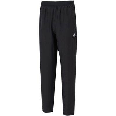 阿迪达斯黑色长裤男春夏新款梭织快干运动裤休闲裤直筒裤IP4472