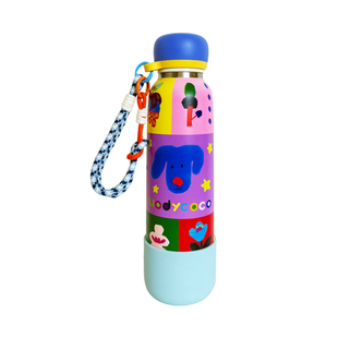 有蒂棵棵卡通可爱保温杯大容量带吸管杯便携不锈钢随行水杯礼物