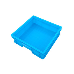 正方形周转箱加厚四六分格零件盒元器件收纳盒物料分类箱