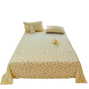 冬季加厚牛奶绒床单单件2025新款宿舍单人1米5法兰珊瑚绒毛毯被单