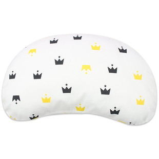 儿童枕套天资睡眠N3579方程式博士月牙硅胶A类纯棉月亮婴儿枕头套