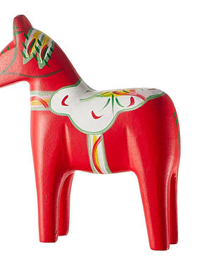 北欧风瑞典达拉木马雕刻装饰摆件