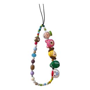 卡通动物总动员手机链条ccd挂饰挂绳可爱串珠diy相机挂件钥匙扣女