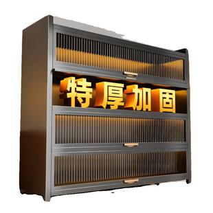 收纳柜储物柜客厅阳台书柜鞋柜厨房置物架多层防尘落地文件柜橱柜