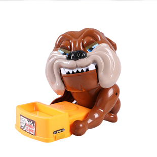 小心恶犬玩具整蛊偷骨头恶狗咬人创意吓人夹骨头儿童礼物抖音同款