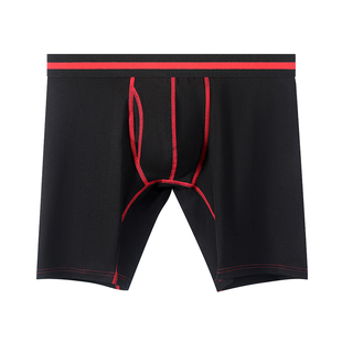 加长男士运动防磨腿内裤男款纯棉夏季不摩擦肥佬大号码四角短裤头