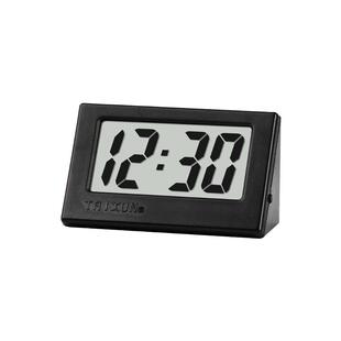 夜光车用电子钟抗震耐高温汽车时间表仪表台看时用车载钟表三角形