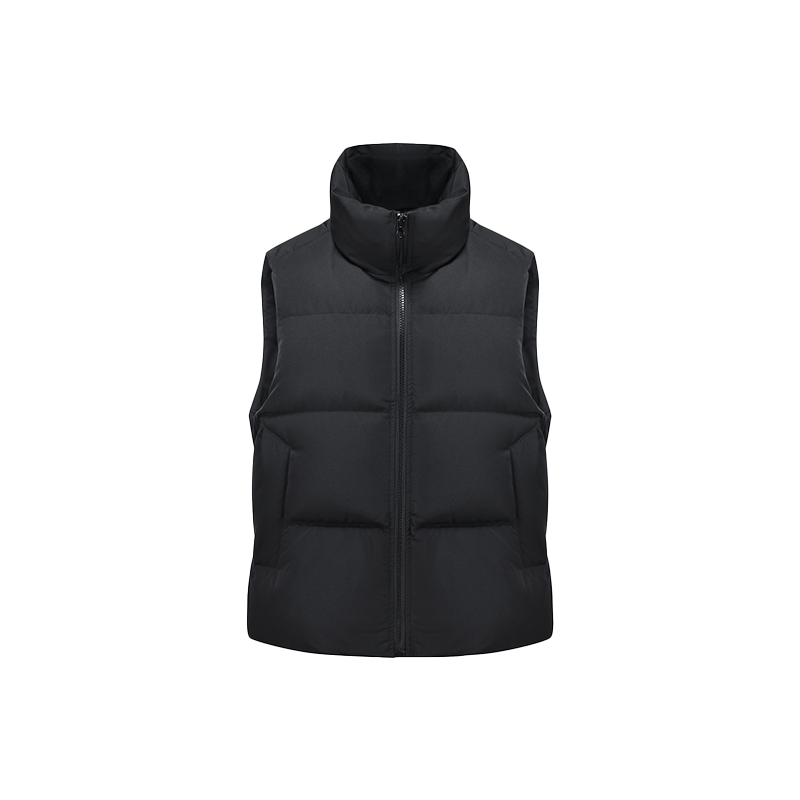 90白鹅绒立领羽绒马甲 1000MM清洁度 三防面料 百搭叠穿男女款