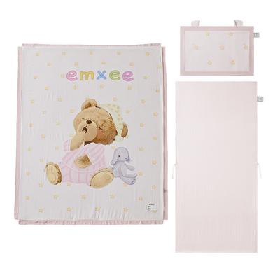 嫚熙纯棉幼儿园床品套件入园午睡