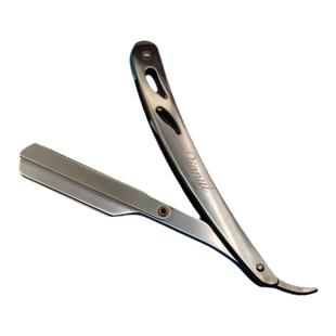 不锈钢理发刮刀手动剃须刀老式刮胡刀刮头发剃头刀刮脸刀片刀架