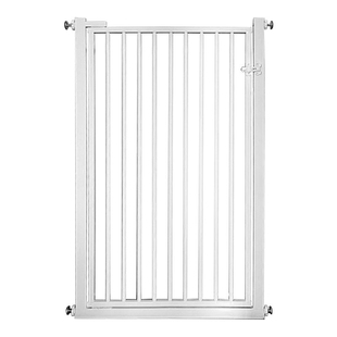 黑色免打孔宠物围栏阻拦门防猫挡狗隔离栏杆猫门栏围栏栅栏可定制