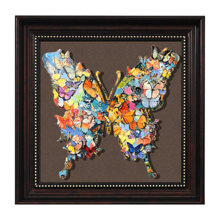 蝴蝶之梦异形木质拼图成人版高难度3D立体拼装玩具高级感手工礼物