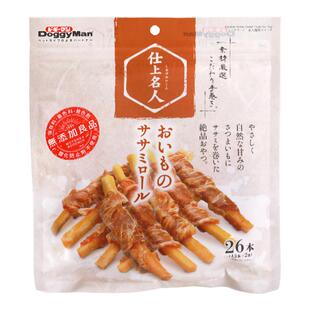日本多格漫名仕系列犬用鸡肉绕大番薯卷26根 地瓜狗零食绕肉零食