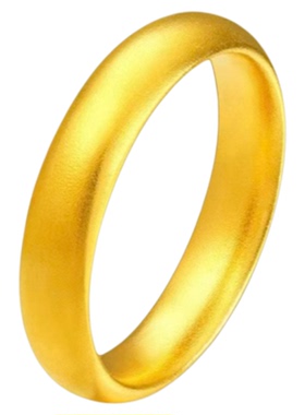 水贝黄金金包银泥鳅背戒指