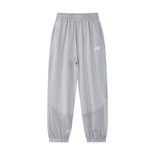 斯凯奇童装男女童运动裤速干26夏新透气束脚防蚊裤SkechersKids