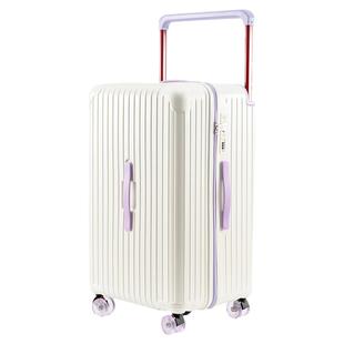 宽拉杆行李箱女2025新款三七分大容量结实耐用密码箱学生旅行箱子