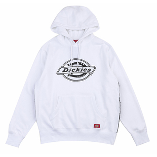 Dickies连帽卫衣男女同款帝客品牌印花2024夏季新品抓绒保暖外套