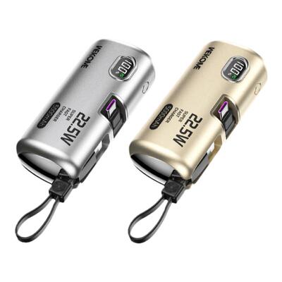 【可上飞机3C认证】WEKOME胶囊自带线应急便携带支架快充充电宝