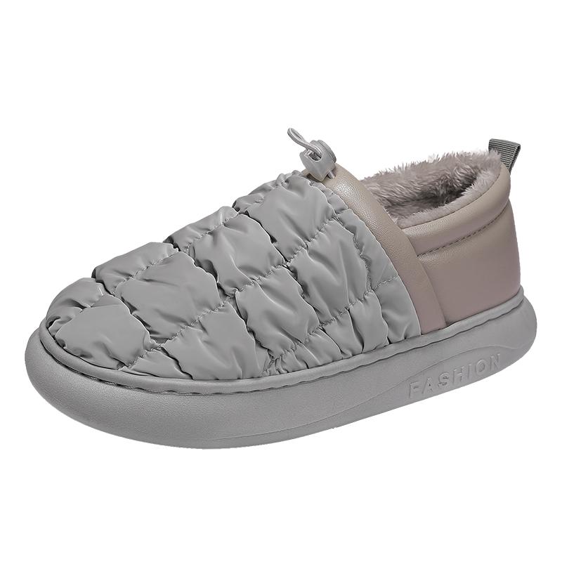 棉拖鞋男冬季加绒保暖加厚软底居家室内包跟棉鞋外穿防水防滑拖鞋