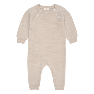 Copenhagen Colors AW25婴幼儿童纯色针织包屁衣连体衣秋冬新款女