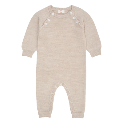 婴幼儿童纯色针织包屁衣连体衣