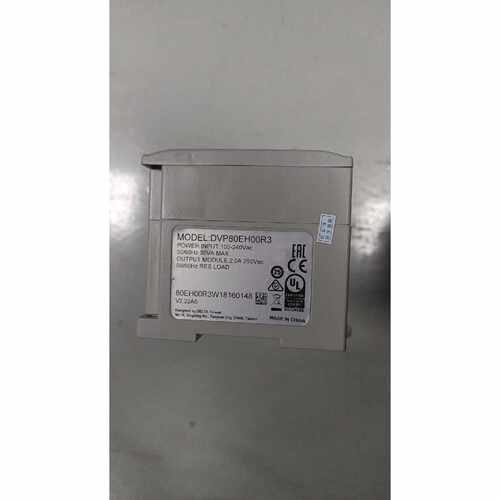 台达PLC拆机二手DVP80EH00R3输入100240