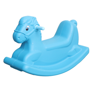 儿童木马摇摇马宝宝摇椅加厚单色连体室内塑料幼儿园一两周岁玩具