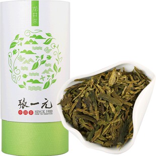 张一元茶叶2026年新绿茶龙井茶春茶浓香型伴手茶礼品三级100g罐装