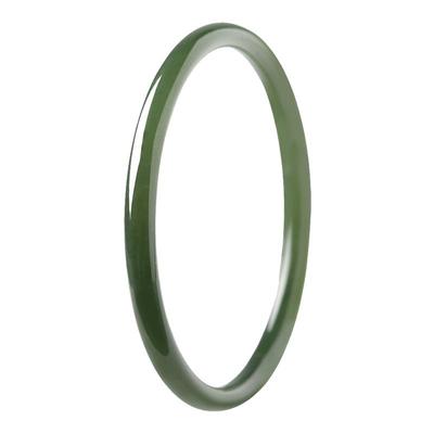 宏杰和田玉塔青叮当镯玉镯手镯