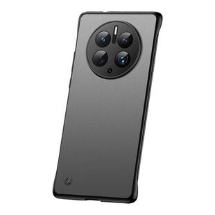 摩斯维 适用华为mate50pro手机壳mate60新款无边框mate50套mate50e半包m50超薄魅特的mata系列外壳男透明磨砂