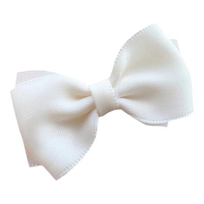 白色迷你儿童头饰品萝莉风发卡子