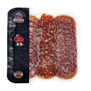 Beretta松露萨拉米意式贝贝罗尼米兰式营养早餐香肠火腿拼盘切片