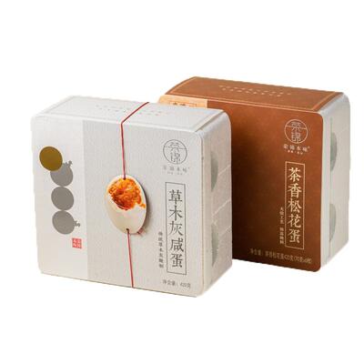 荣锦本味咸鸭蛋皮蛋松花蛋6枚装