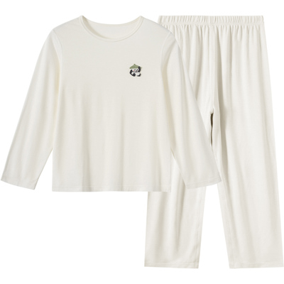 euv儿童睡衣a类莫代尔秋季长袖款