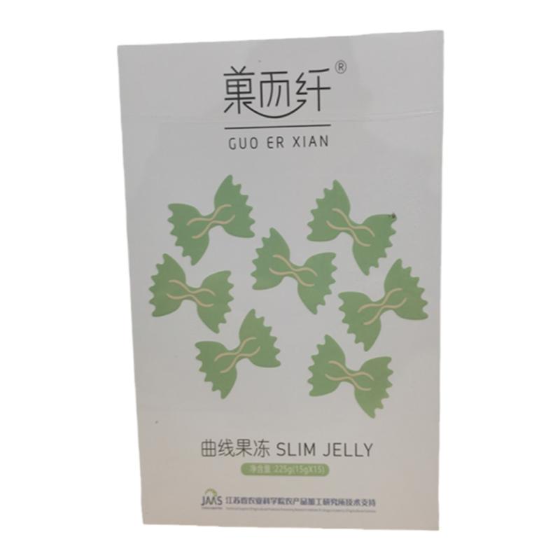 微商正品菓而纤曲线果粉酵素果冻条纤秀贴酵素原液热敷包小纤丸糖