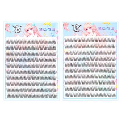 梦鹿免胶水分段鱼尾三联鱼尾10排