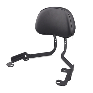 适用五羊本田NWF125后靠背 F125改装腰靠带人靠背无损安装小皮垫