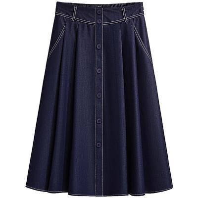 牛仔半身裙女中长休闲a字裙