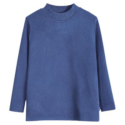 胖男童半高领保暖衣德绒加厚秋衣