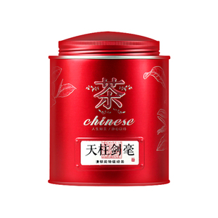 明前特级绿茶2025新茶 安徽潜山天柱剑毫天柱山茶叶罐装200g